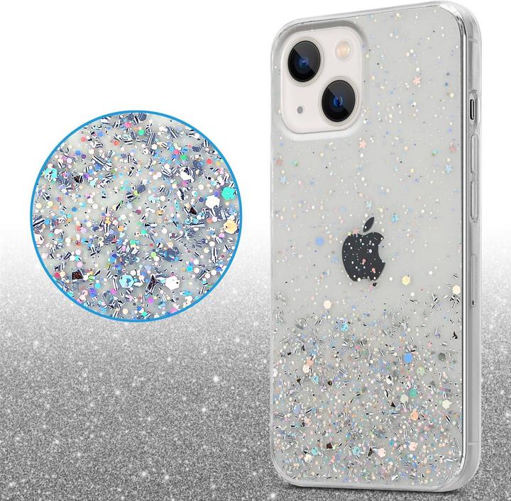 Image du produit Cadorabo Couverture TPU paillettes scintillantes (Apple iPhone 13 mini)