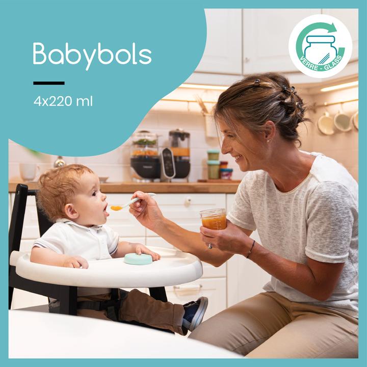 Actual product image Babymoov Glass Babybols Set of 4