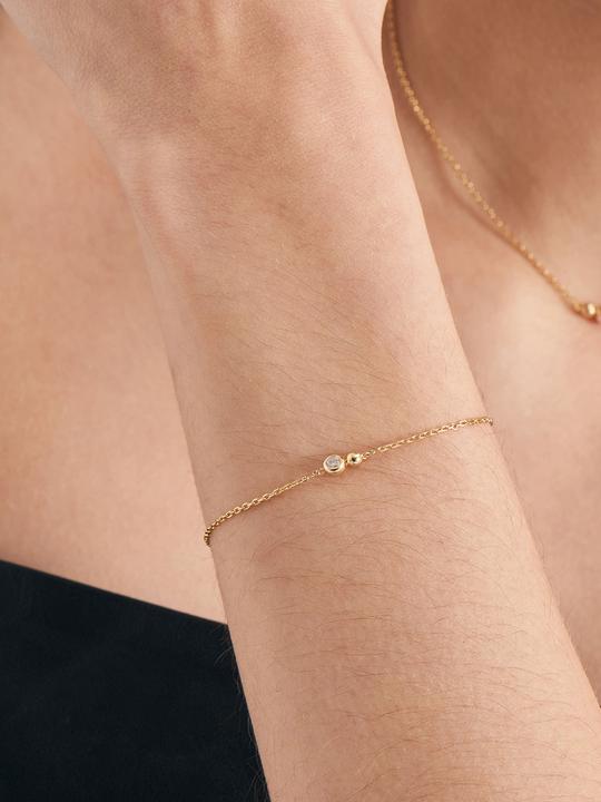 Produktbild Ania Haie Armband Spaced Out B045-01G-CZ Damen (18.50 cm, Sterling Silber 925)