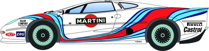 Actual product image 1:24 Jaguar XJ 220 Race Car