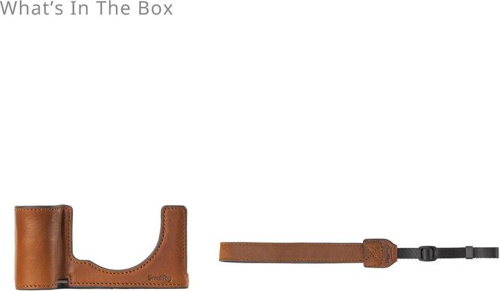 Actual product image SmallRig 5015 Camera Leather Case Kit for Sony Alpha 7C II / Alpha 7CR (Kamera Bereitschaftstasche)