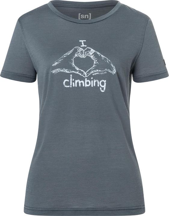 Super Natural Women's I Love Climbing Tee