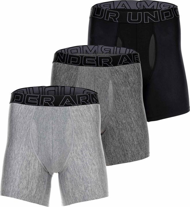 Under Armour Boxershort Sportlich Figurbetont UA PERFORMANCE TECH - SOLID 6 IN 3PK
