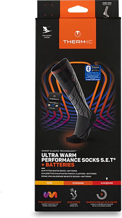Actual product image Therm-ic Ultra Warm Performance Socks S.E.T. SPack 1400 BT (size: 45.0 - 47.0, grey/or (45 - 47)
