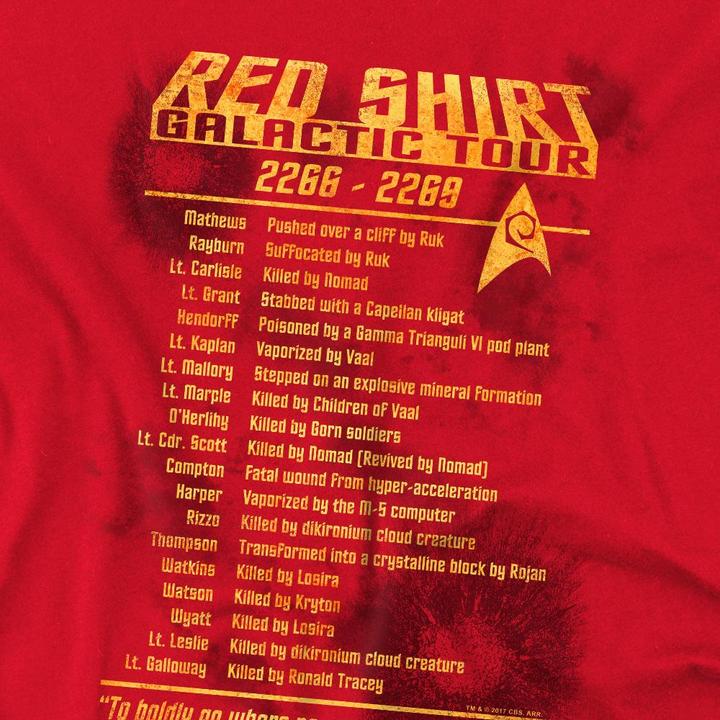 Immagine prodotto Red Shirt Tour Maglietta Uomo (M)