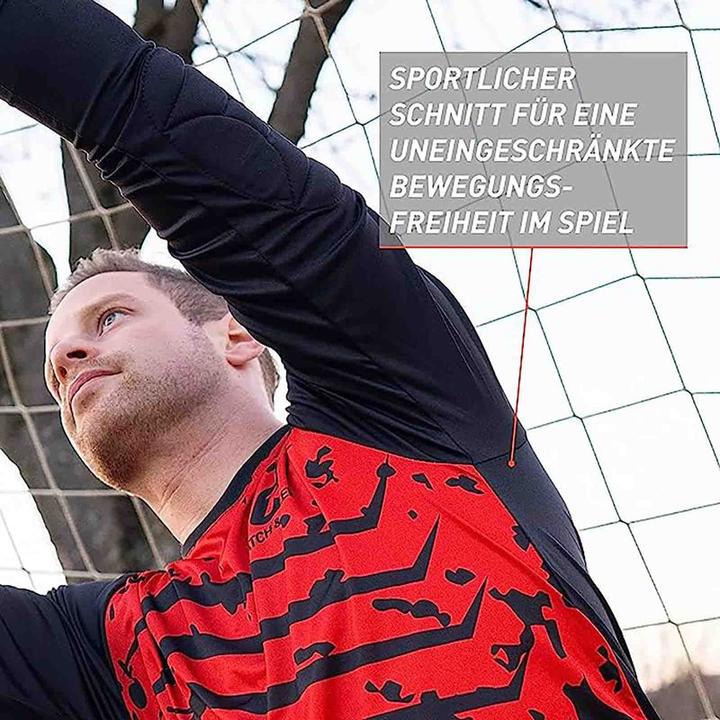 Image du produit Catch & Keep Maillot de gardien de but Adulte Enfant Football Jersey Maillot de gardien de but Haut de football (140)