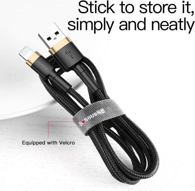 Actual product image Baseus Cafule Series for Apple (2 m, USB 2.0)
