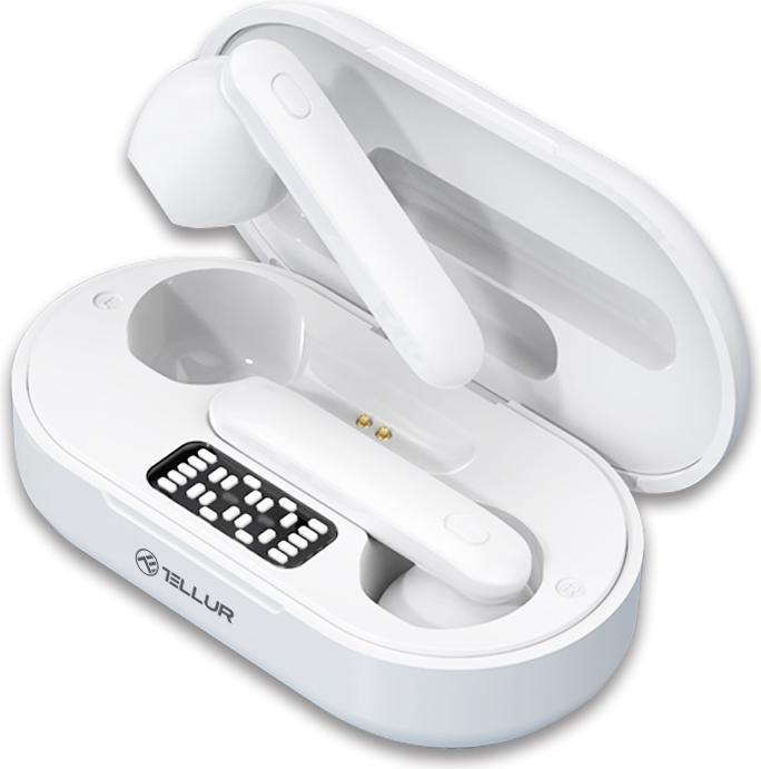 Immagine prodotto Tellur Auricolari Flip True Wireless bianchi (120 h, Senza fili)