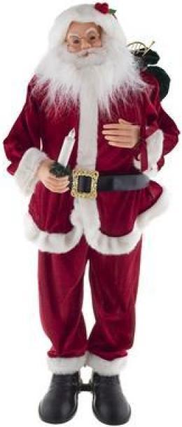 Produktbild Funny Fashion Dekofigur Weihnachtsmann 90cm mit Licht und Ton