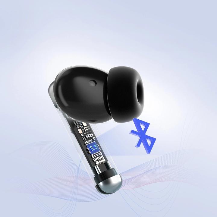 Actual product image Tronsmart TWS Sounfii R4 headphones (black) (7 h, Wireless)