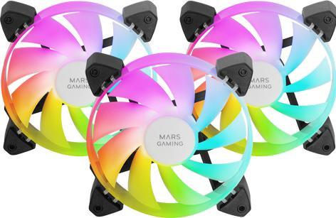 Immagine prodotto Mars Gaming MF-3A (120 mm, 3 x)