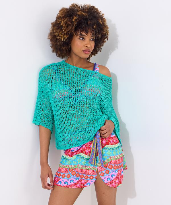 Actual product image Joe Browns Lightweight Stretchy Popcorn Knit Jumper (One size)