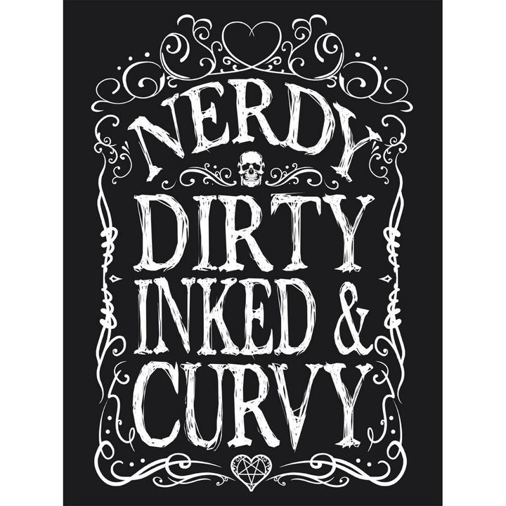 Produktbild Grindstore TShirt Nerdy Dirty Inked & Curvy (40 D)