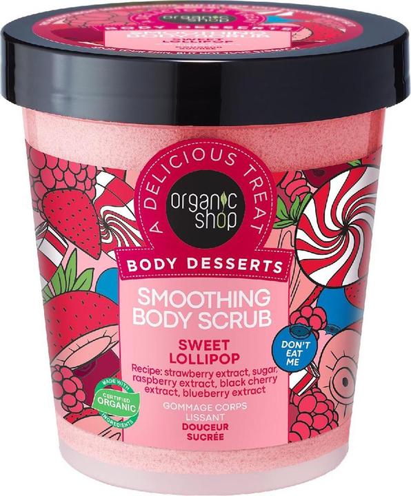 Immagine prodotto Organic Shop Body Desserts Scrub levigante per il corpo Dolce Lecca-lecca 450ml (Crema corpo, 450 ml)