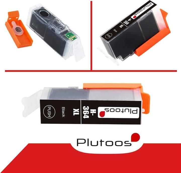 Produktbild Plutoos HP 364XL Patrone XXL kompatibel, Black CB321EE