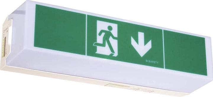 Produktbild B-Safety BR 565 030 Fluchtweg-Notbeleuchtung Deckenaufbaumontage, Wandaufbaumon