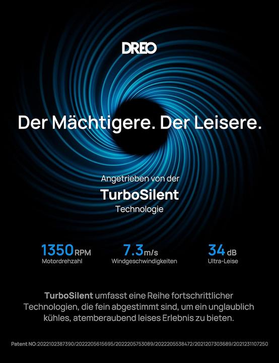 Actual product image Dreo Smarter Turmventilator - Cruiser Pro T2S (48 dB)