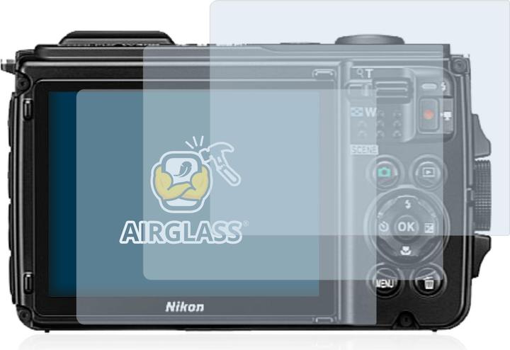 Produktbild BROTECT AirGlass Panzerglasfolie (Displayschutz, Coolpix W300)