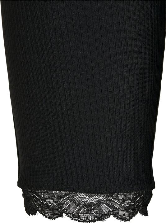Immagine prodotto Urban Classics Pantaloncini da ciclista a vita alta a costine con orlo in pizzo (4XL)