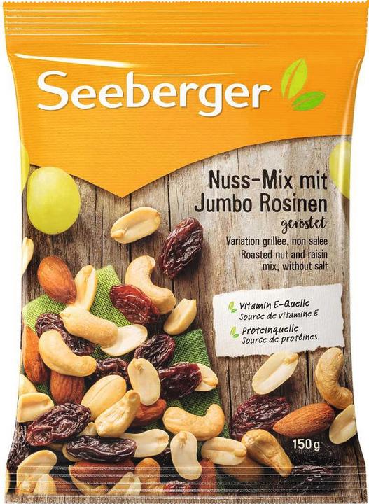 Actual product image Seeberger Nuss-Mix mit Jumbo Rosinen (150 g)
