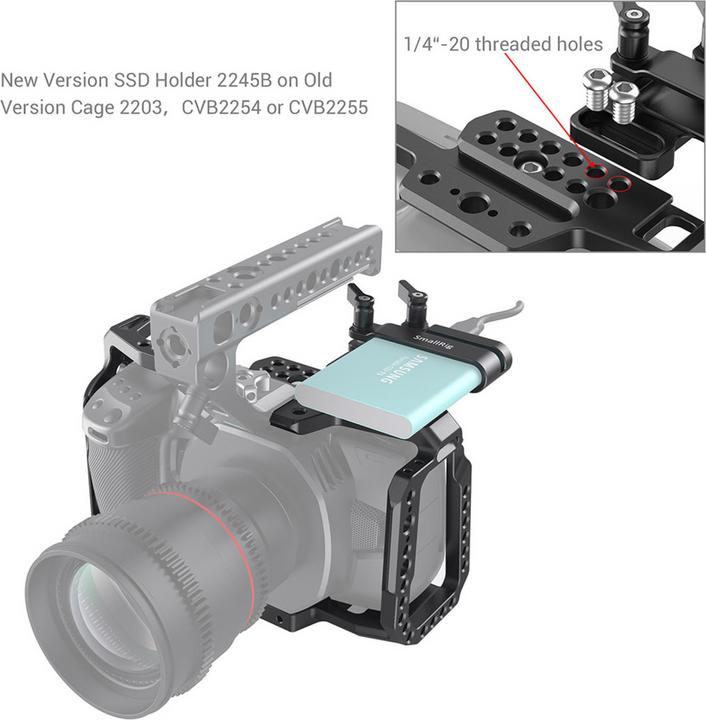 Image du produit SmallRig Montage du Samsung T5 SSD (Accessoires vidéo divers)