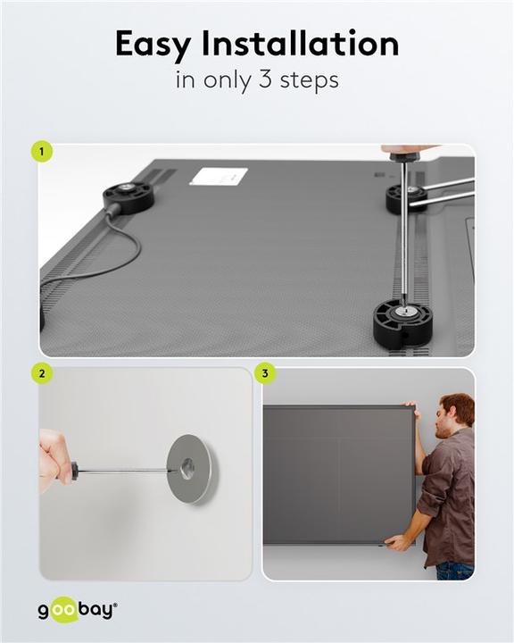 Actual product image Goobay EasyMount (Wall, 70", 50 kg)