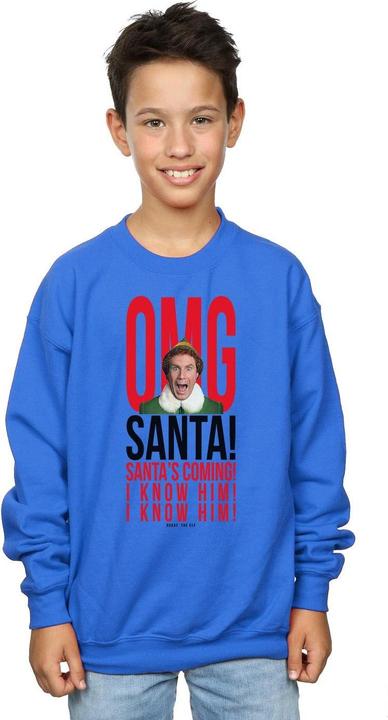 Image du produit Elf - Sweat OMG SANTA KNOW HIM - Garçon (128)