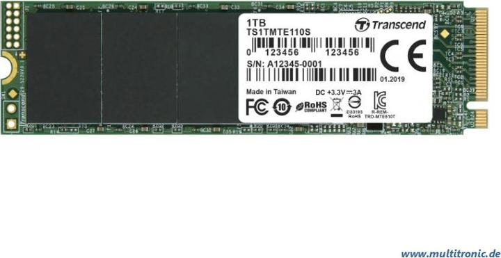 Image du produit Transcend 110S (1000 Go, M.2 2280)