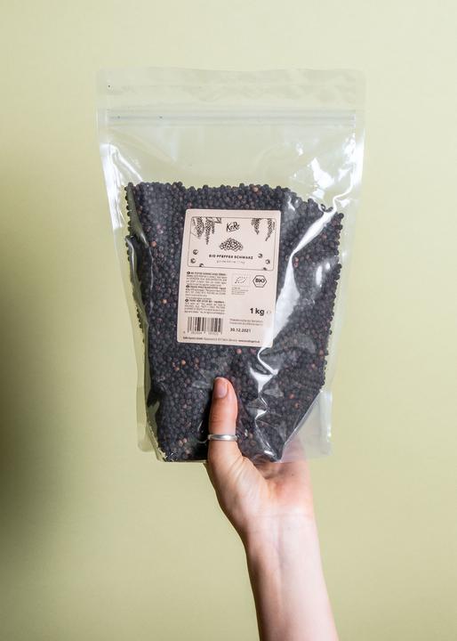 Image du produit KoRo Poivre noir bio en grains entiers (1000 g)