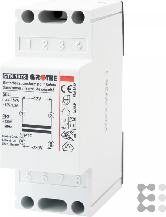Immagine prodotto Grothe Trasformatore a campana 12 V/AC
