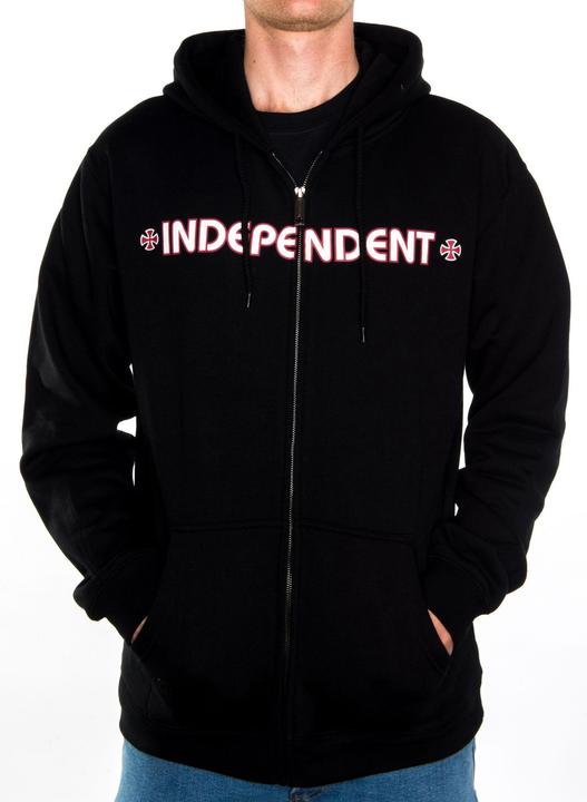 Independent Bar Cross Zip Hoody (S)