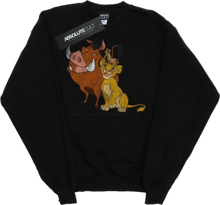 Produktbild Disney The Lion King Classic Simba Timon And Pumbaa Sweatshirt Mädchen (152, 158)
