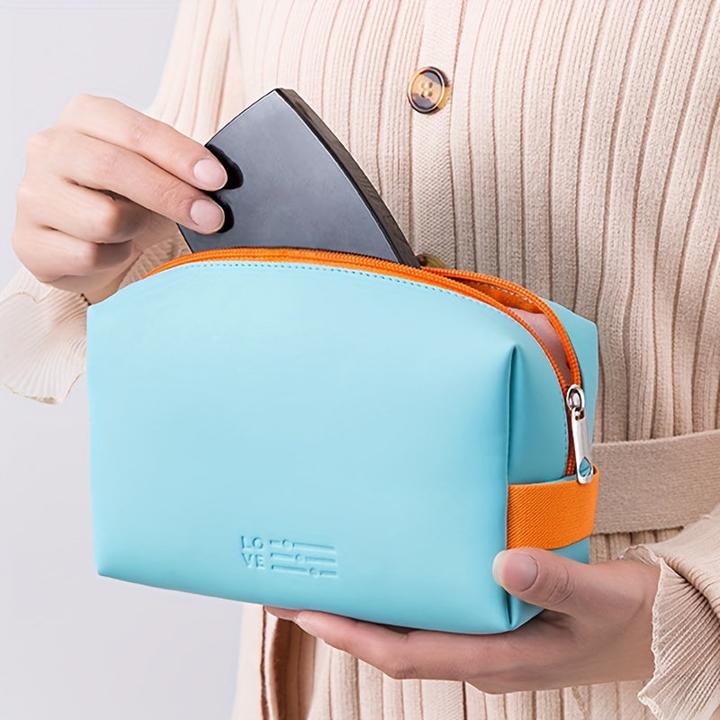 Actual product image Only-Bags.Store "Love" pattern cosmetic bag, waterproof simple make-up organiser bag, portable