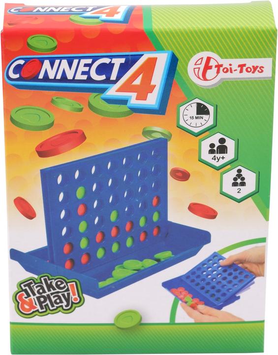 Produktbild Toi-Toys Verbinden Sie 4 Spiel (Englisch, Deutsch, Französisch, Italienisch, Schweizerdeutsch)