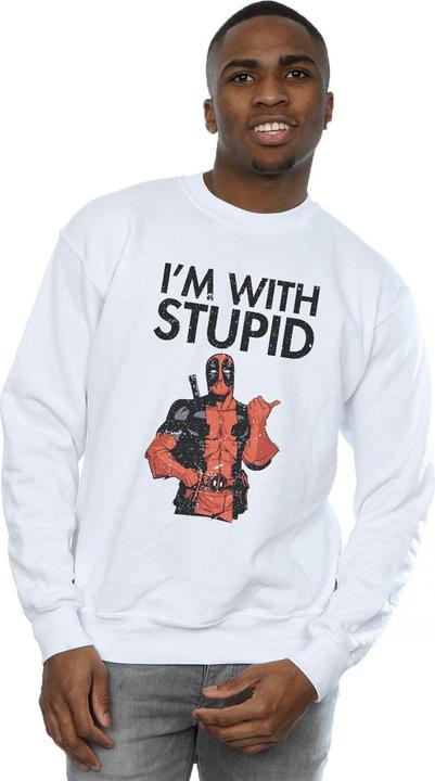 Produktbild Deadpool I'm With Stupid Sweatshirt (L)