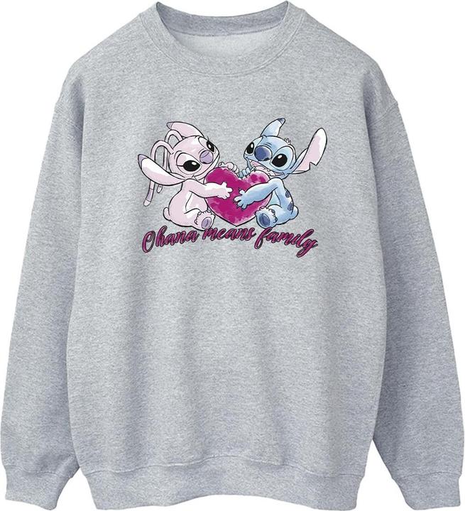 Image du produit Disney - Sweat LILO AND STITCH OHANA HEART WITH ANGEL - Femme (XXL)