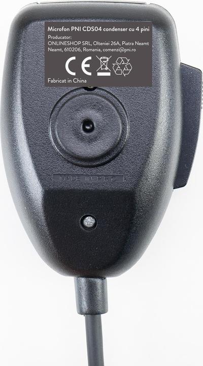 Actual product image PNI Microphone CDS04 condenser type with 4 pins for CB radio