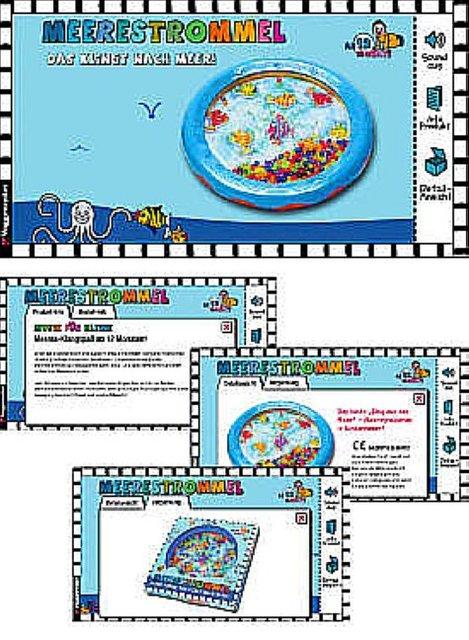 Produktbild Musik für Kleine Meerestrommel Musikspielzeug für Kleinkinder und Babys ab 1 Jahr - 18 (Deutsch, Spanisch, Französisch, Niederländisch, Griechisch, Italienisch, Englisch)