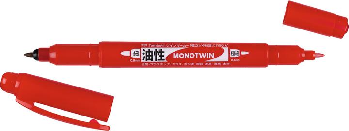 Image du produit Tombow Marqueur permanent MONO twin Rouge (Rouge, 1 x)