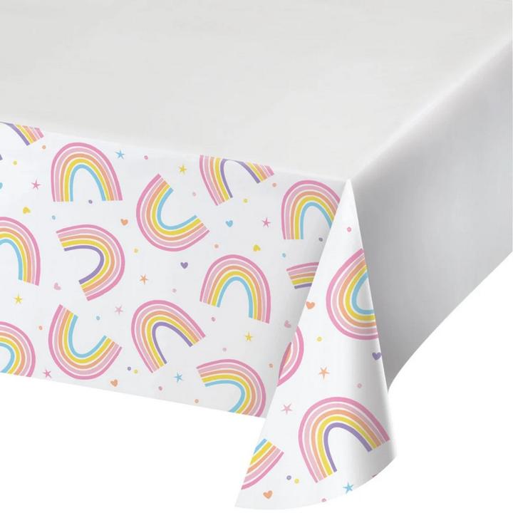 Produktbild Creative Converting Regenbogen Tischdecke Party Papier 8erPack