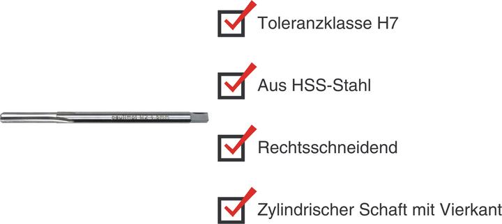 Energy Label Paulimot HSS-Handreibahle 4,5 mm Passung H7 (4.5 millimetres)