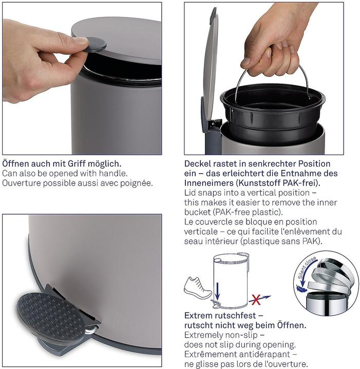 Actual product image Kela Dust bin Mats white (12 l)