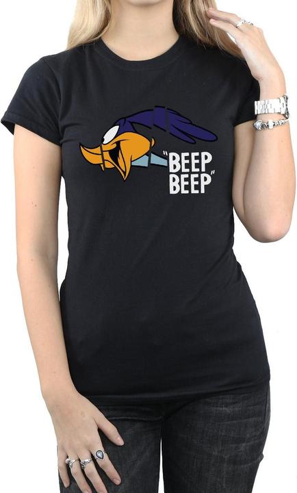 Image du produit Looney Tunes T-shirt en coton Beep Beep Road Runner Femme/Ladies (L)