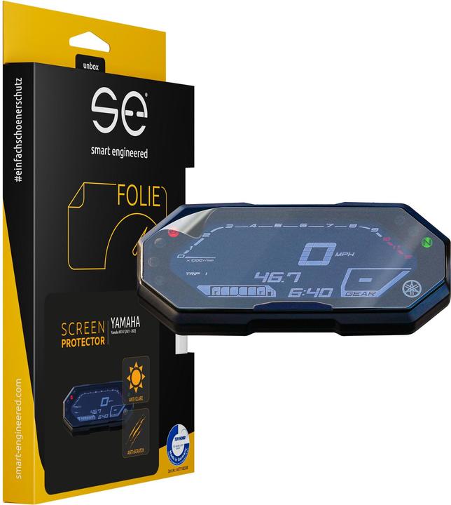 Immagine prodotto Smart Engineered se Pellicola protettiva 3D antiriflesso per tachimetro e abitacolo (PU 2) Yamaha MT-07 (2021-2022)