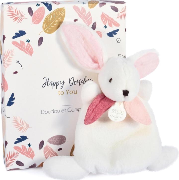 Image du produit Doudou et Compagnie Happy Boho, lapin doudou 17cm