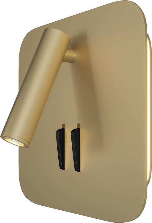 Image du produit Maytoni Ios 176 LED Applique murale 9W pivotante, orientable Or mat Blanc chaud (550 lm)