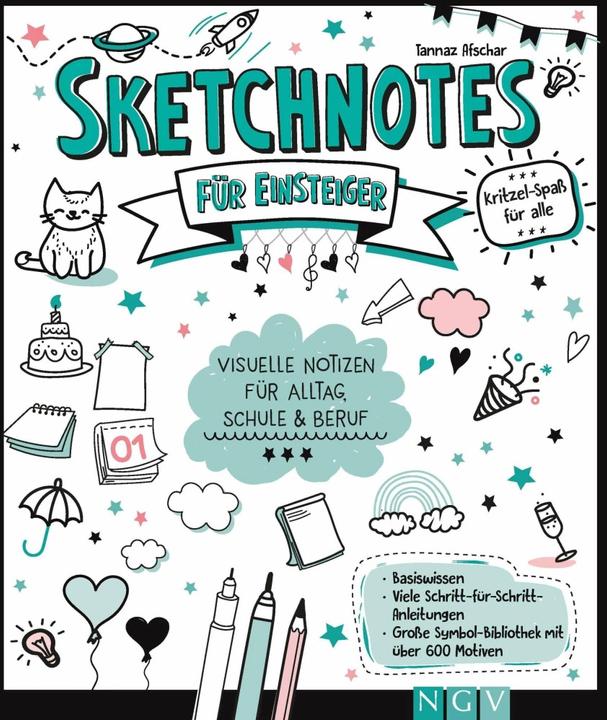 Produktbild Sketchnotes für Einsteiger (Deutsch, Tannaz Afschar, 2022)