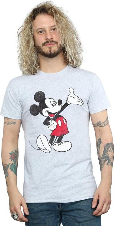 Actual product image Disney Mens Traditional Wave Mickey Mouse T-Shirt (L)