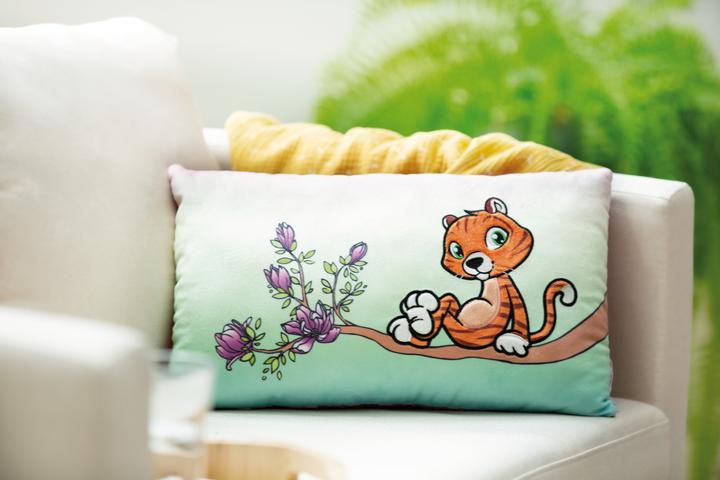 Actual product image NICI Mandarina cushion
