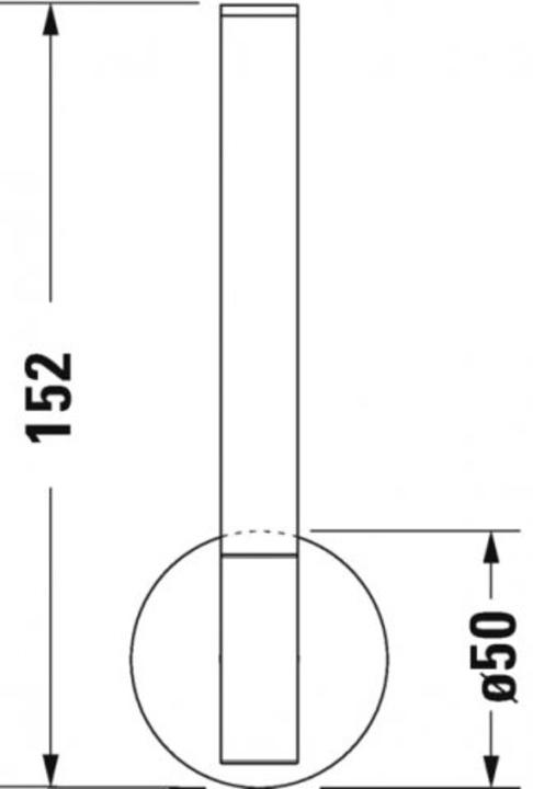 Actual product image Duravit Starck T spare roll holder, 009939